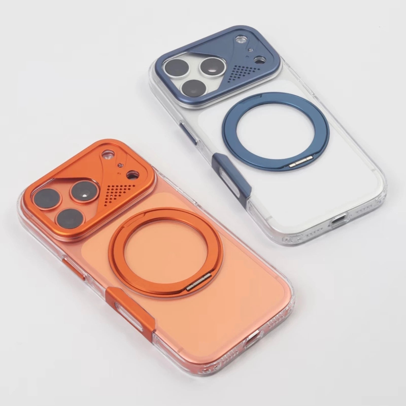 Case Trasnparente Zero Yellow Stand iPhone 17 Pro Max (Magsafe)