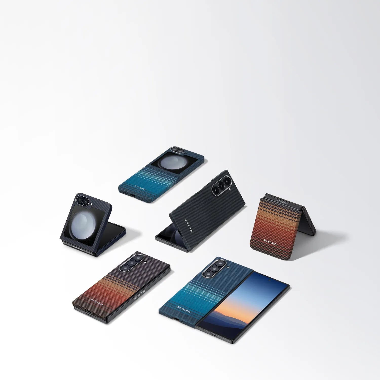 Case Pitaka Tactile Woven Galaxy Z Flip 6