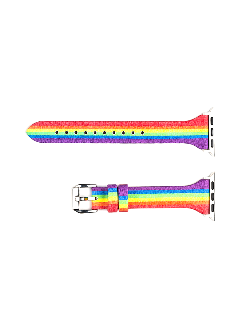 Correa De Cuero Genuino para Apple Watch - Pride Edition