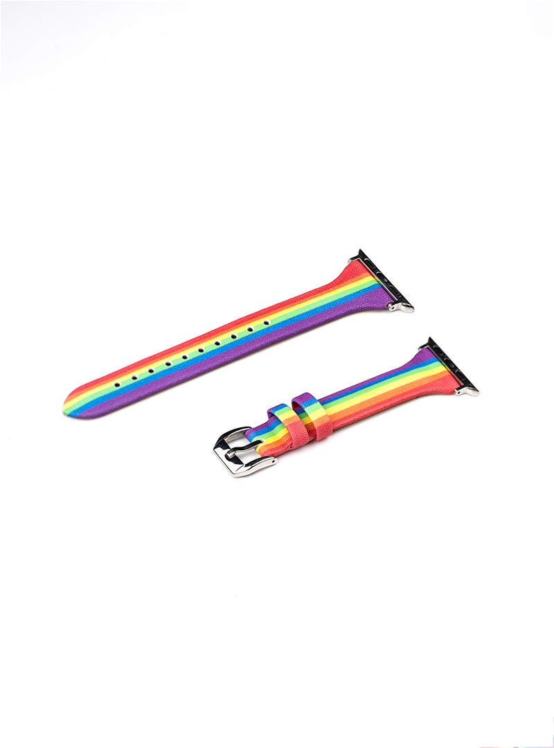 Correa De Cuero Genuino para Apple Watch - Pride Edition