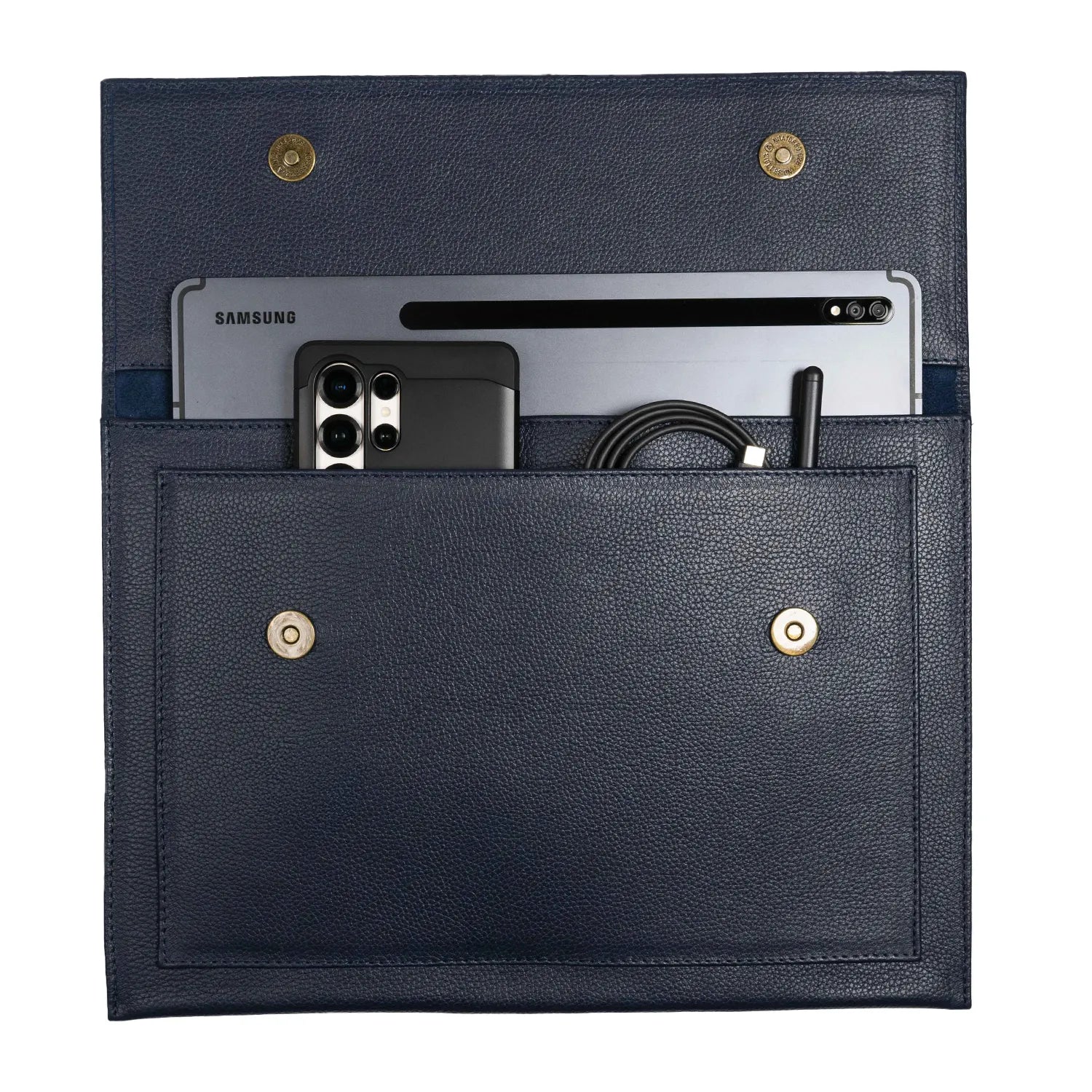 Inkabrief - Sobre de Cuero Premium Artesanal para laptop y documentos | Inka Artisan