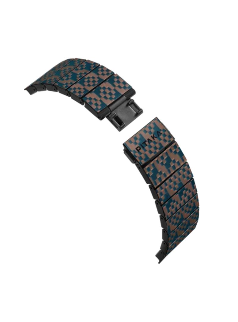 Correa Pitaka Fibra de Carbono Genuino Apple Watch Stairs - Dreamland ChromaCarbon
