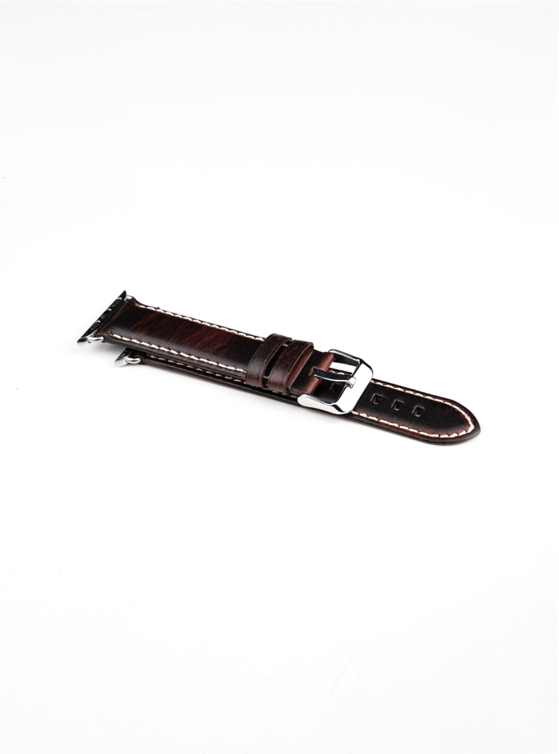 Correa De Cuero Genuino para Apple Watch - Moro