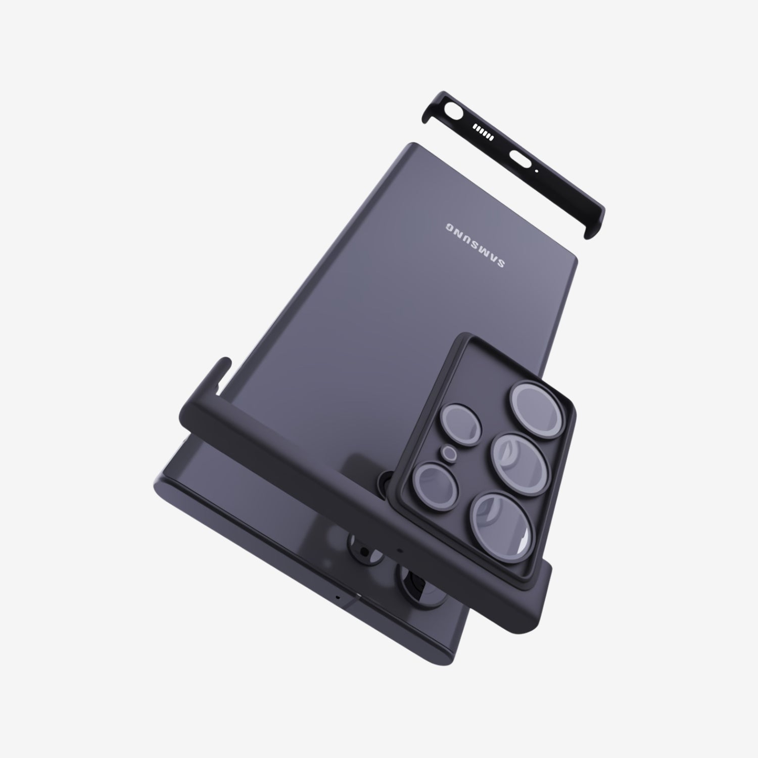 Case Ultra Air Shock 2.0 + Protector de cámara para SAMSUNG GALAXY S23 ULTRA