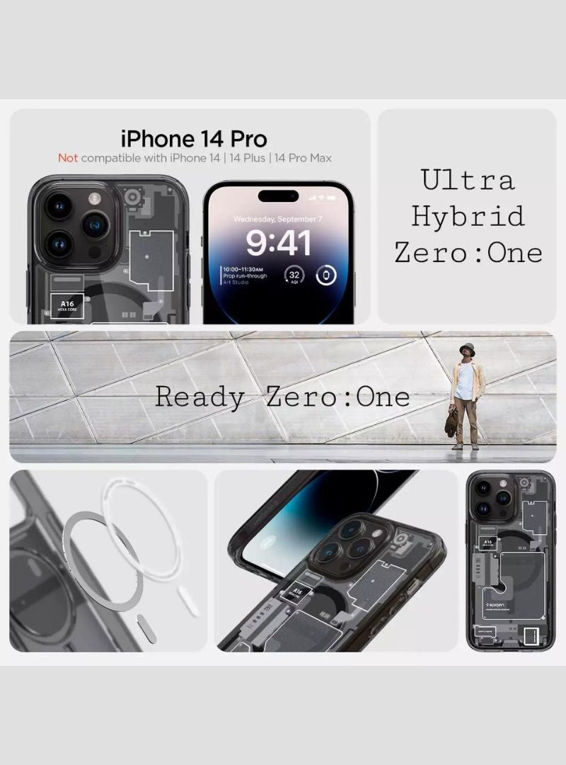 Case Spigen Ultra Hybrid Mag iPhone 14 Pro (MAGSAFE) - Zero One