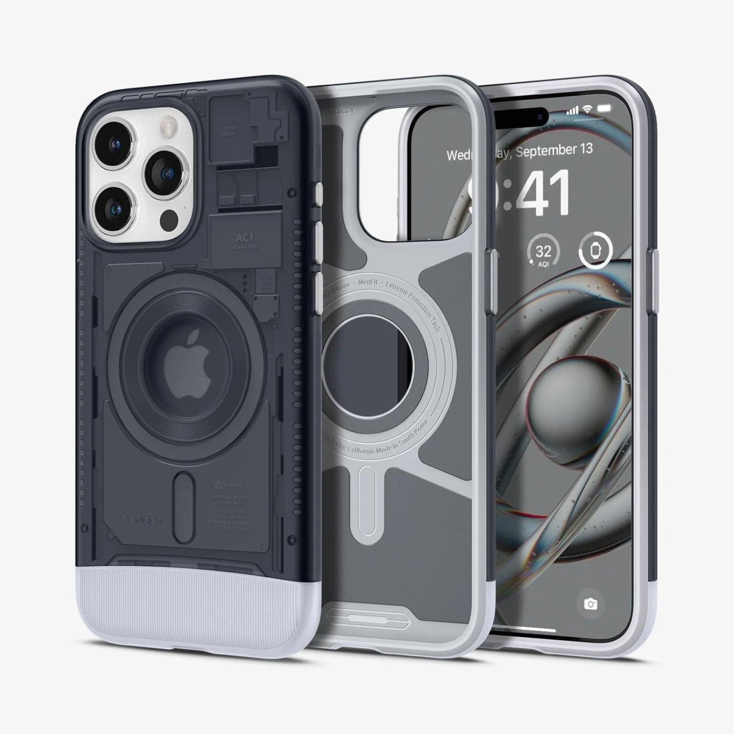 Case Spigen Classic C1 iPhone 15 Pro | Magfit