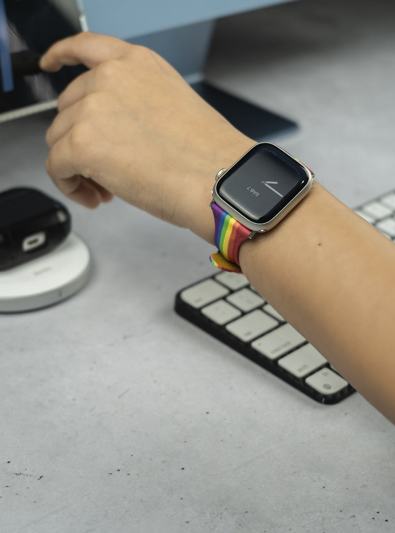 Correa De Cuero Genuino para Apple Watch - Pride Edition