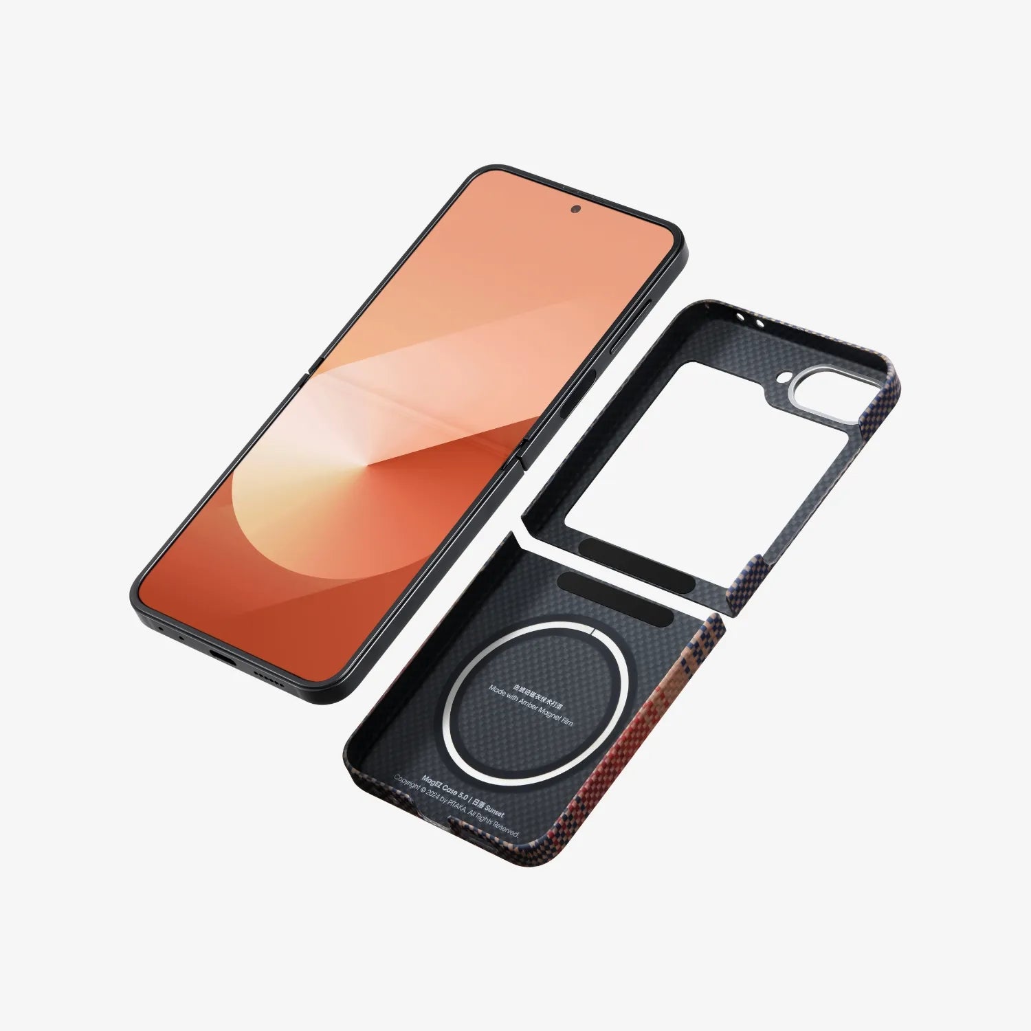 Case Pitaka Tactile Woven Galaxy Z Flip 6