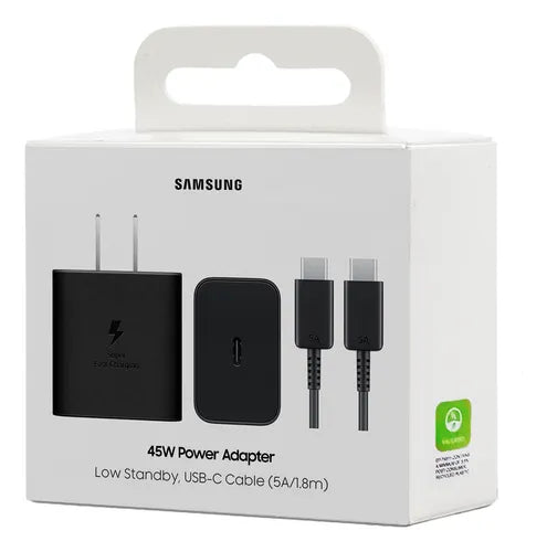 Cargador De Pared 45 watts - Samsung Galaxy S25 Plus Ultra (versión 2025)