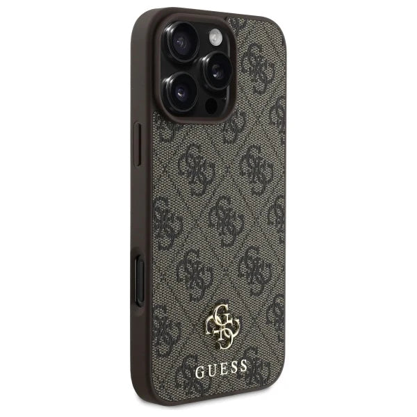 Case Guess Classic Logo iPhone 16 Pro | 4G Colección Brown