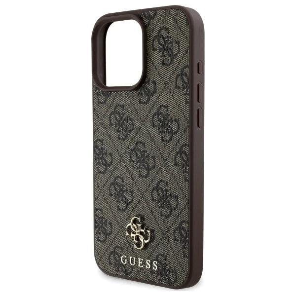 Case Guess Classic Logo iPhone 16 Pro | 4G Colección Brown