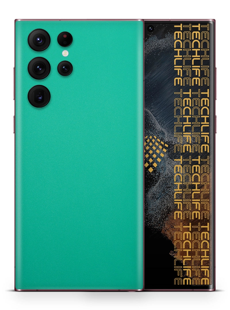 Skin Premium Color Aqua Esmeralda Galaxy S22 Ultra