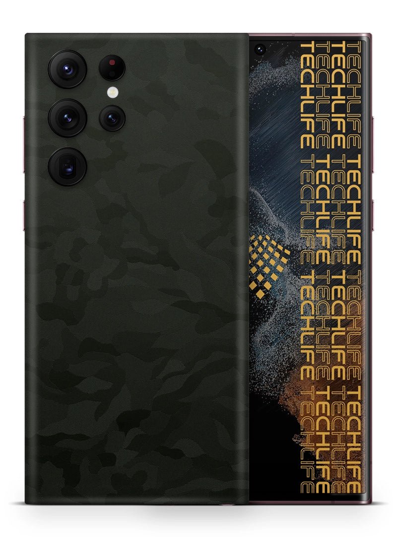 Skin Premium Camuflaje Comando Oscuro Samsung Galaxy S22 Ultra