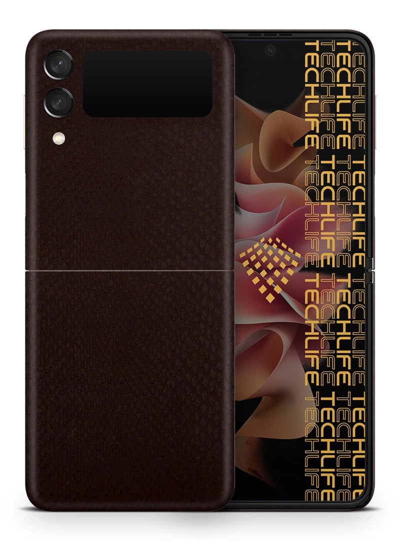 Skin Premium Reptil Café Samsung Galaxy Z Flip 3