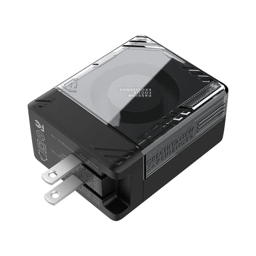 Cargador Nillkin IceCore Retractable 65W (Cable Integrado)