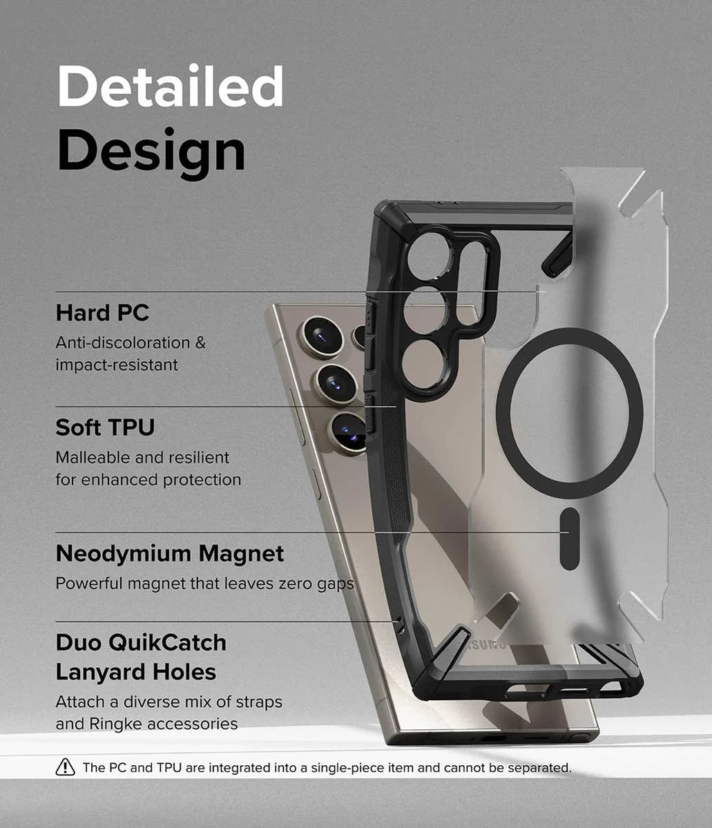 Case Ringke Fusion X Magnetic Galaxy S24 Ultra - MagSafe