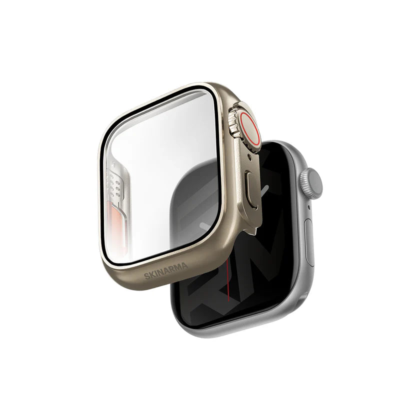 Case + Vidrio Skinarma GADO PRO Apple Watch 46mm ( 2 en 1 )