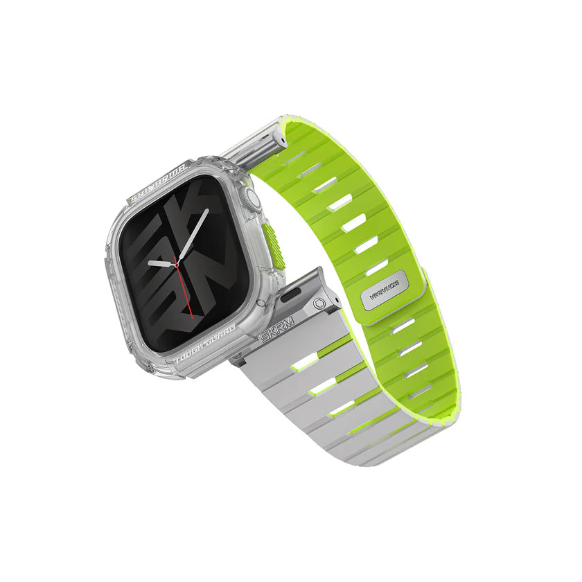Case + Correa Skinarma GEMINI + ATOM NITEGLOW Apple Watch 46 mm