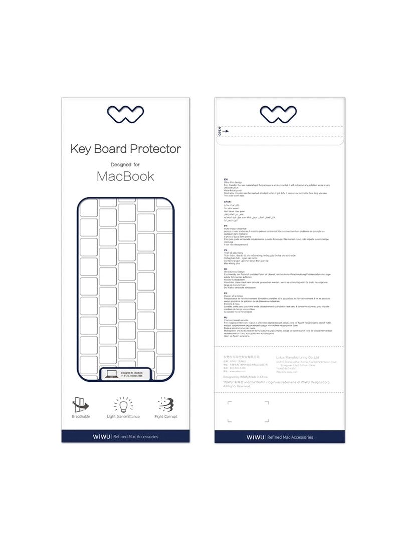 Protector de teclado para Macbook