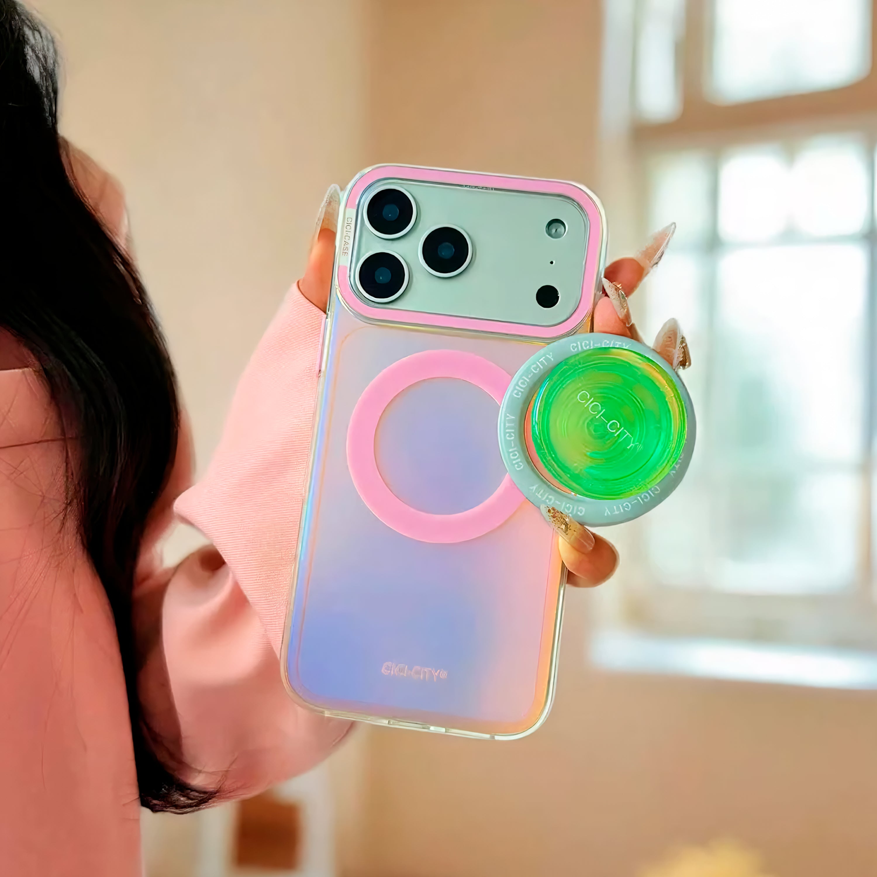 Sujetador Jelly Pop MagSafe (Estilo PopSocket) - Tech Girl