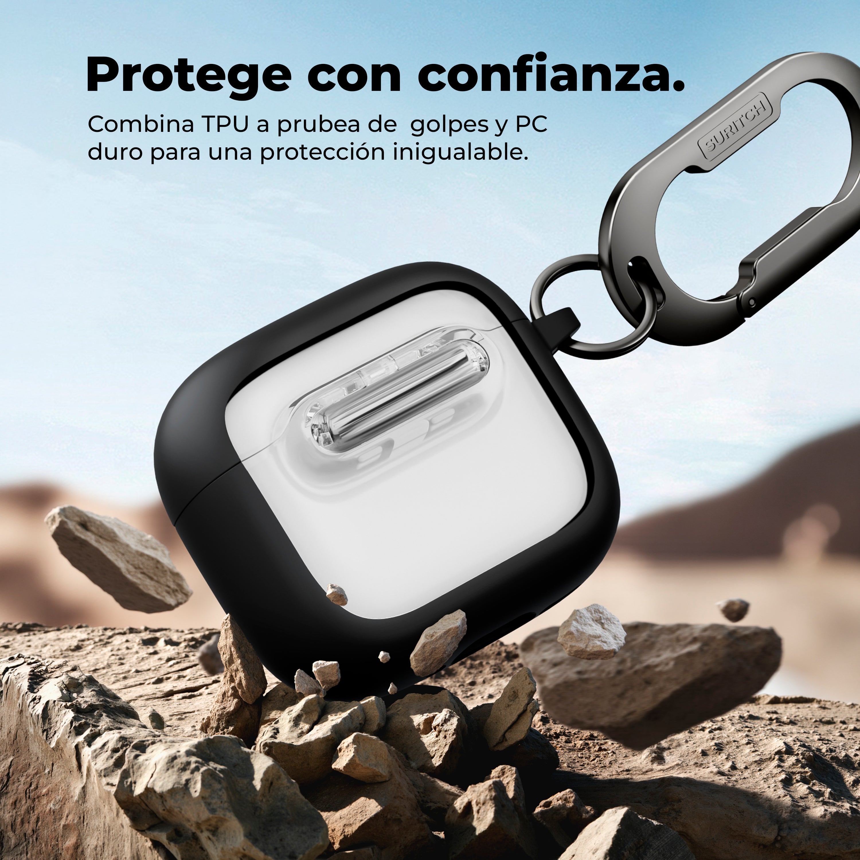 Case Suritch Bumper + Kit de Limpieza - AirPods 4
