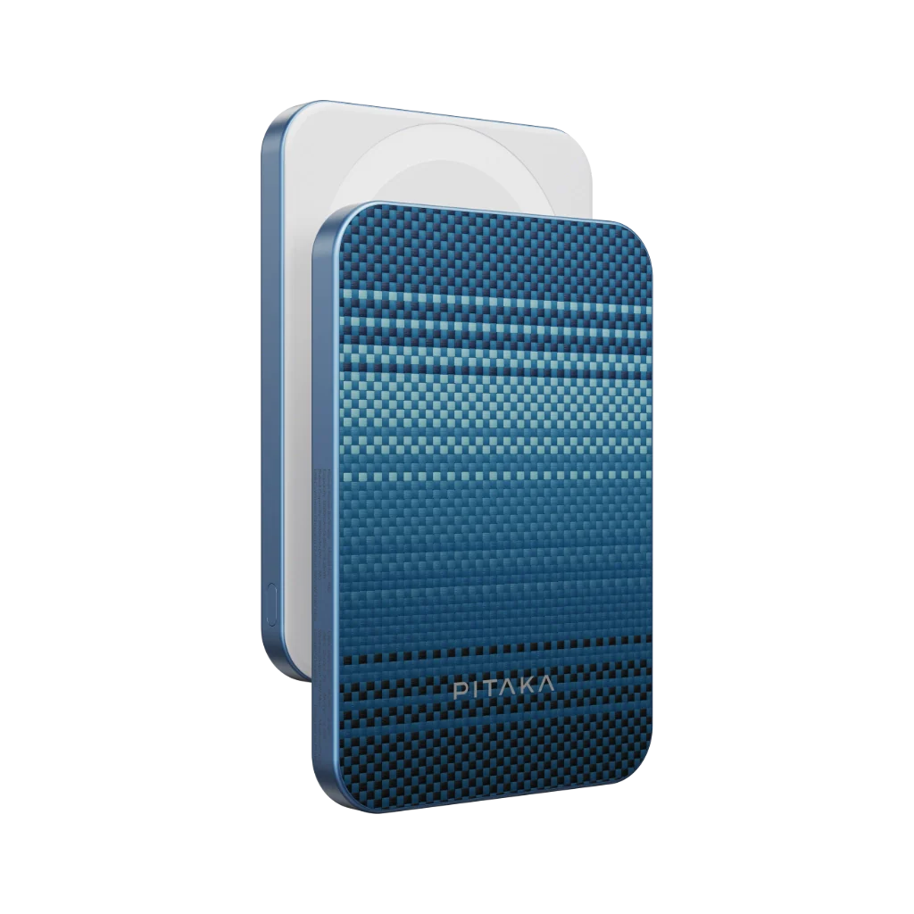 Powerbank Pitaka Batería Portatil Qi 2 15w - Fibra Aramida Premium