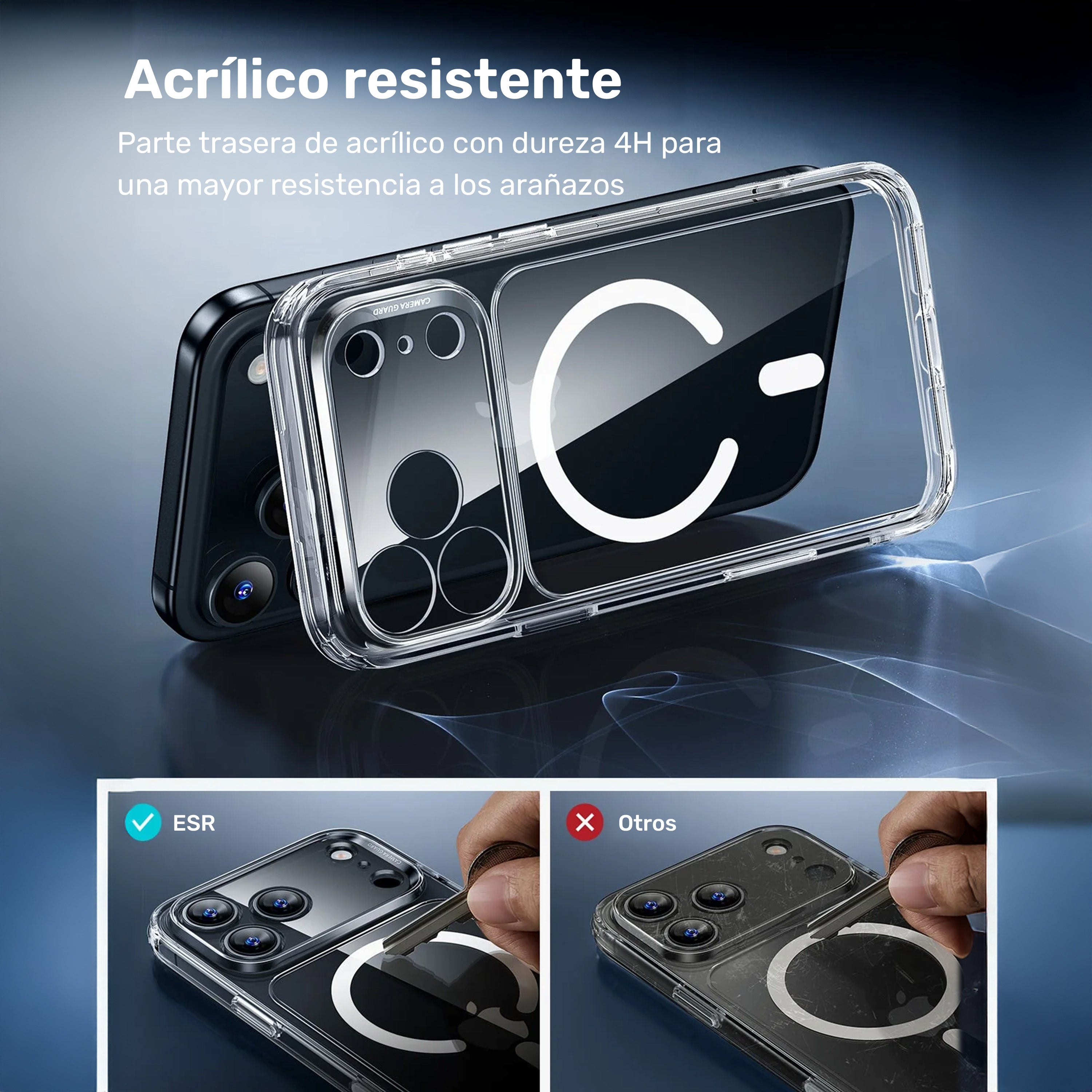 Bipack Classic Hybrid (Camera Control) + Tempered Glass iPhone 17 Pro