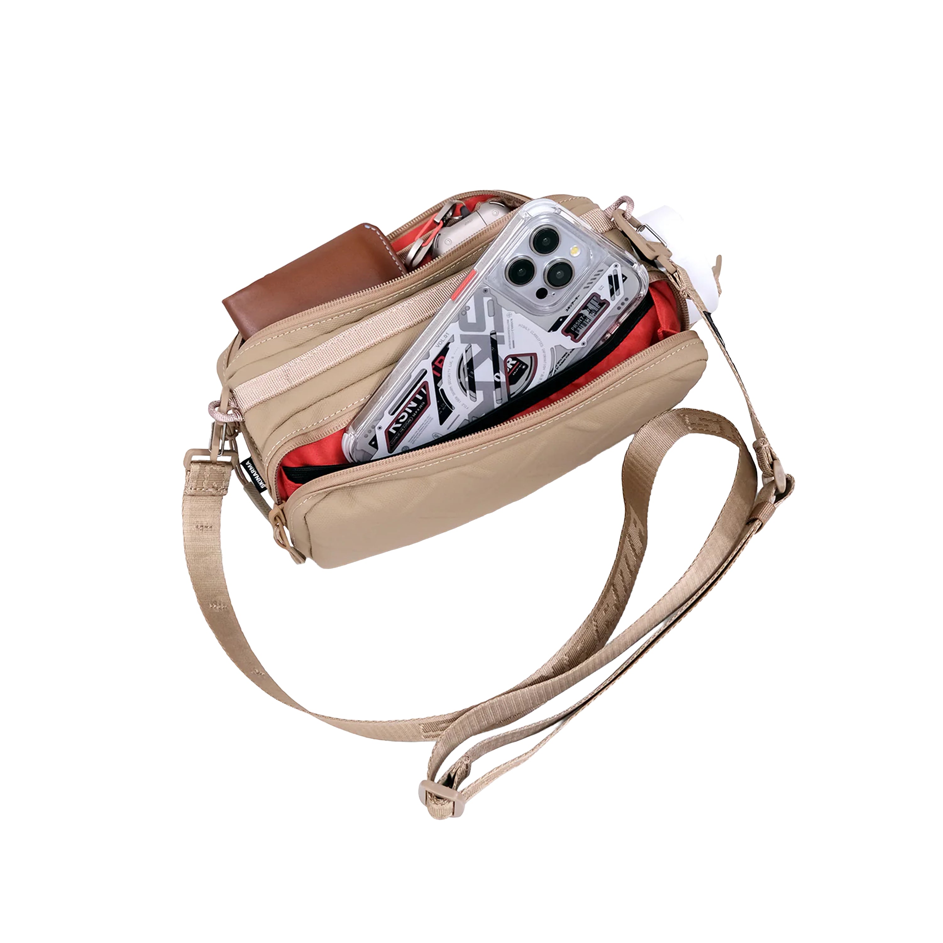 Bottle Sacoche Bag Skinarma Juno - Naranja