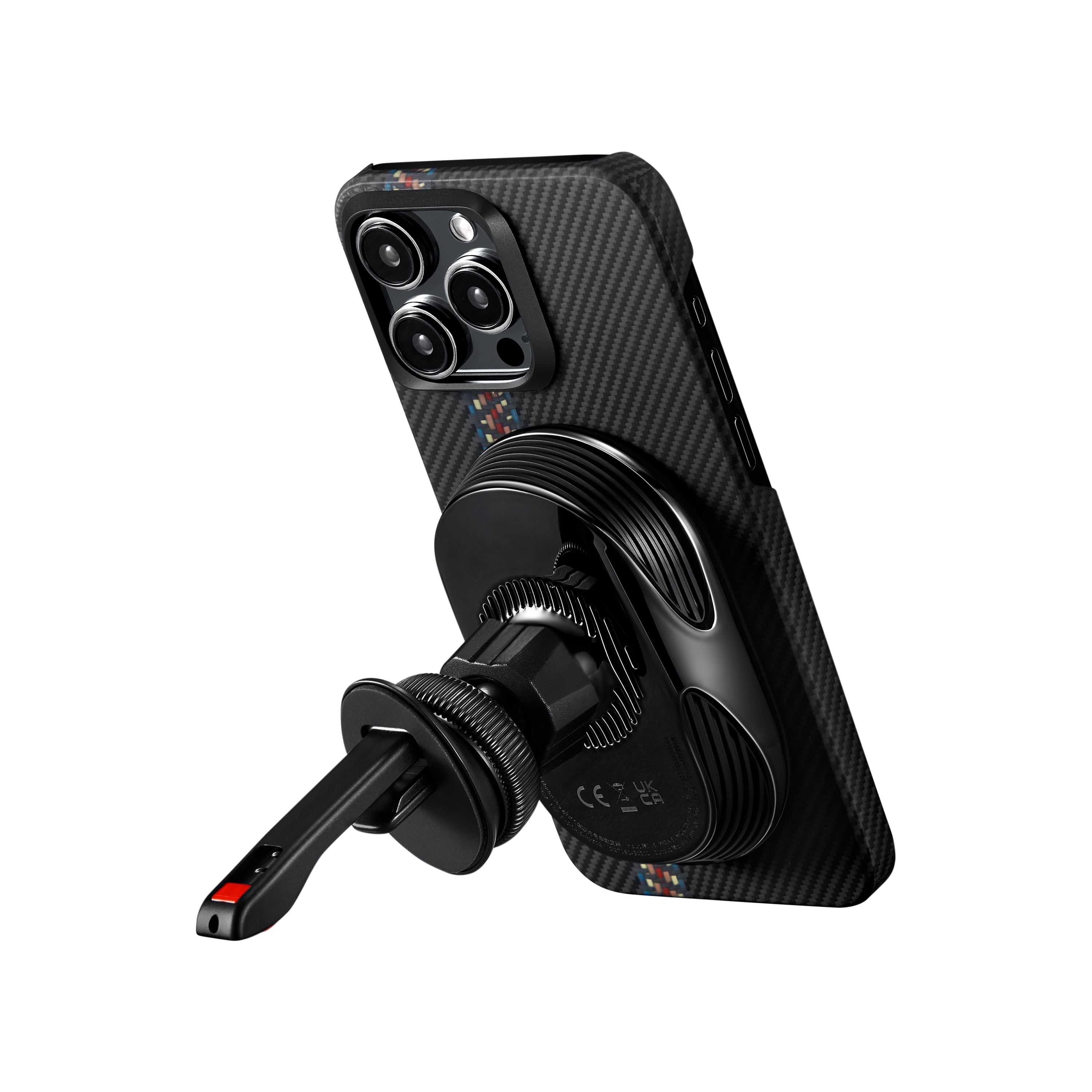 Cargador Inalámbrico de Auto Pitaka MagEZ Car Mount Pro 2 Qi2