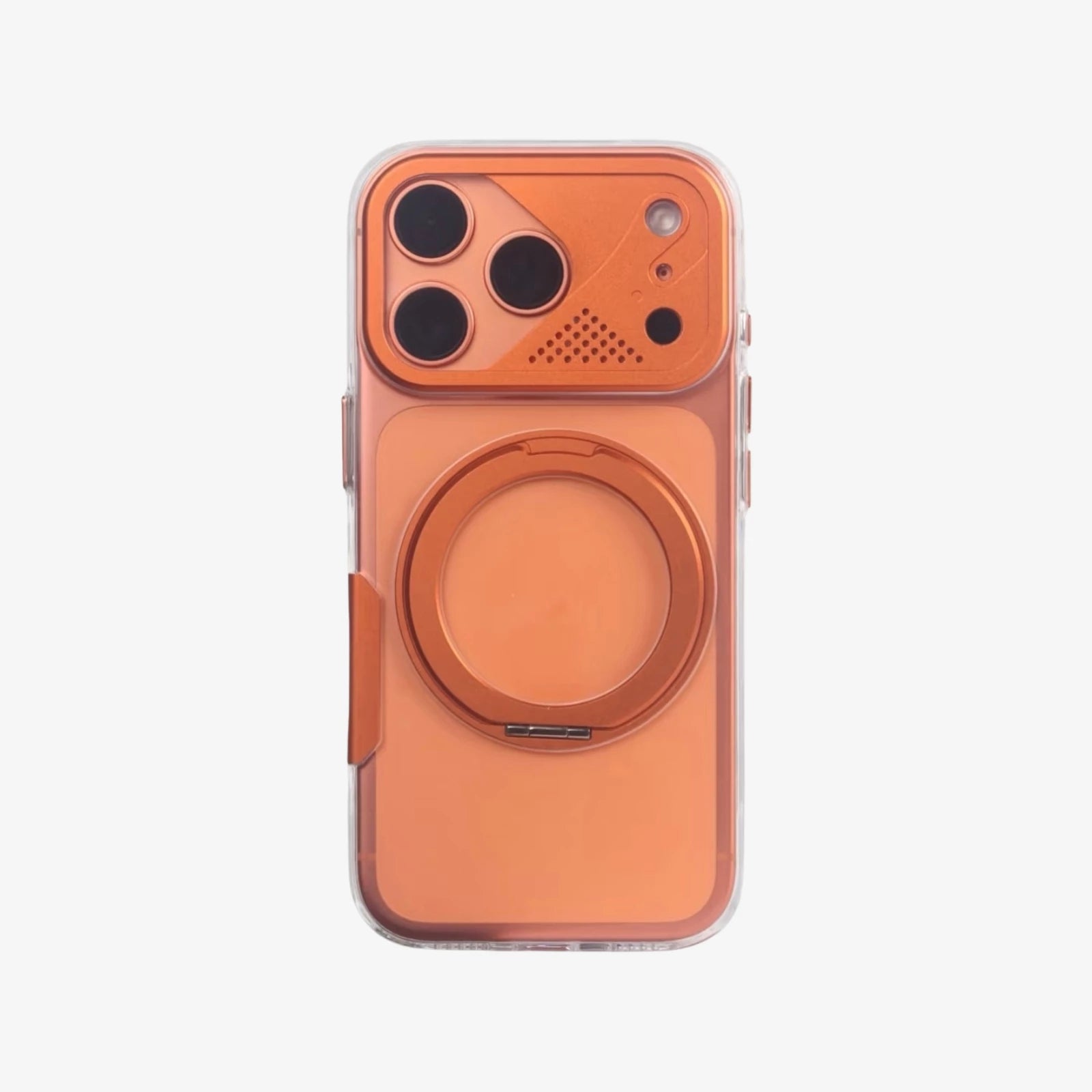 Case Trasnparente Zero Yellow Stand iPhone 17 Pro Max (Magsafe)