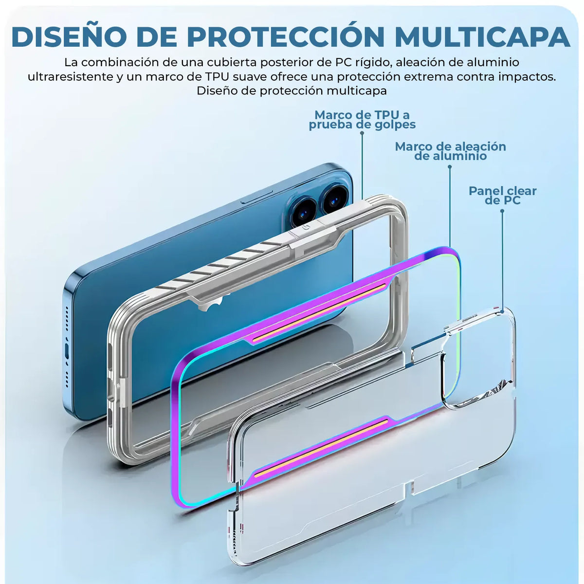 Case Drop Shield para iPhone 14 Pro con Magsafe