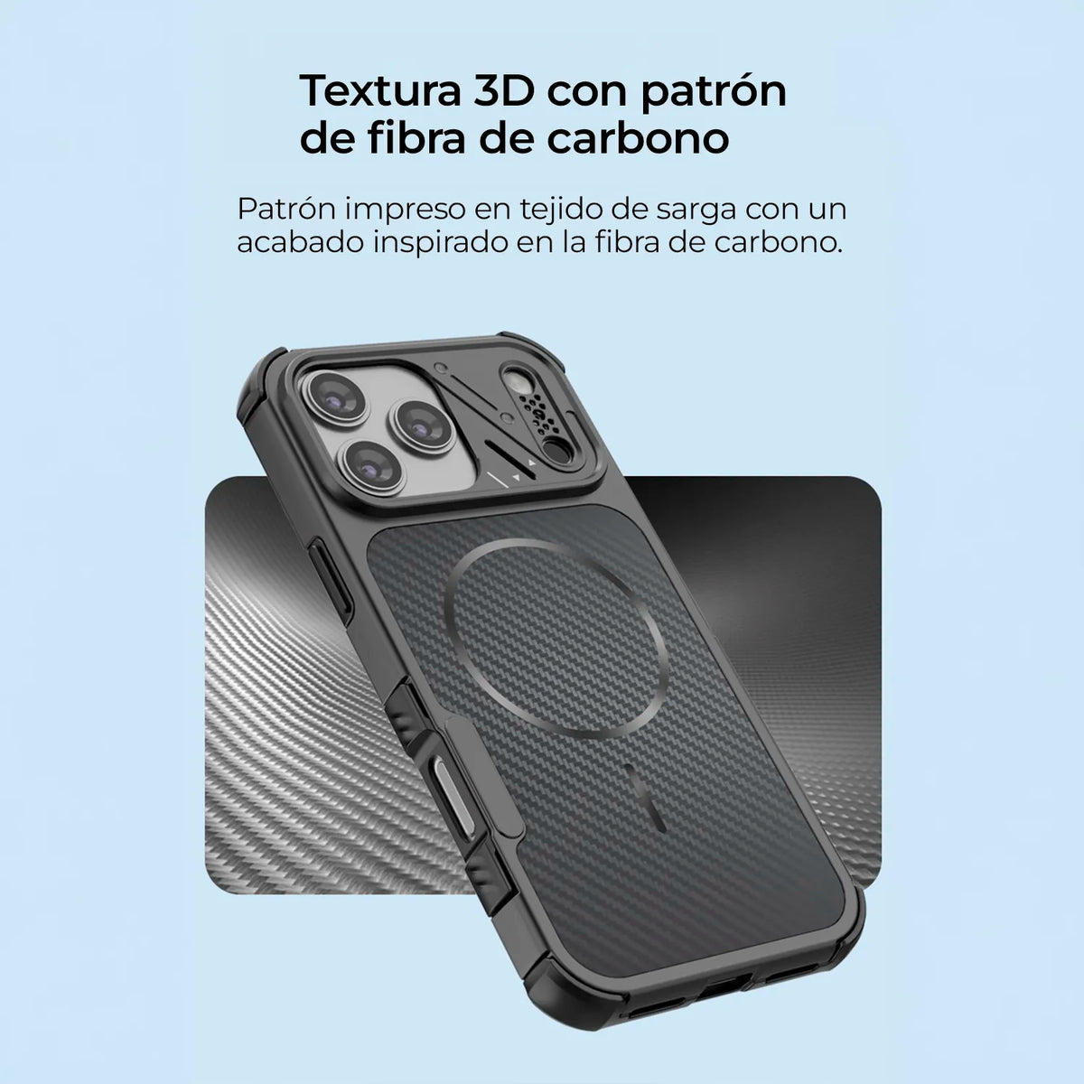 Case Cyber Rugged - iPhone 17 / 18 Pro Max (MagSafe)