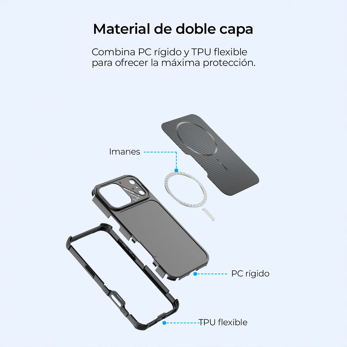 Case Cyber Rugged - iPhone 17 / 18 Pro Max (MagSafe)
