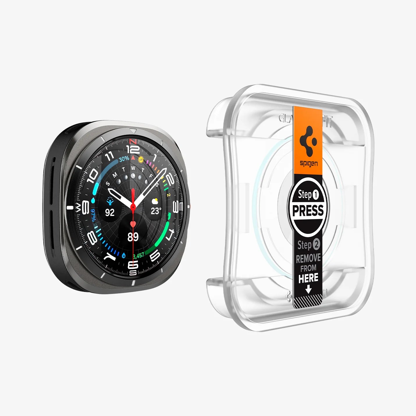 Spigen GLAS.tR EZ Fit Galaxy Watch Ultra  (47mm) 2 UND