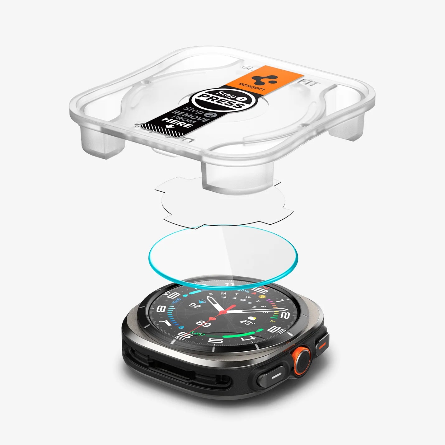 Spigen GLAS.tR EZ Fit Galaxy Watch Ultra  (47mm) 2 UND