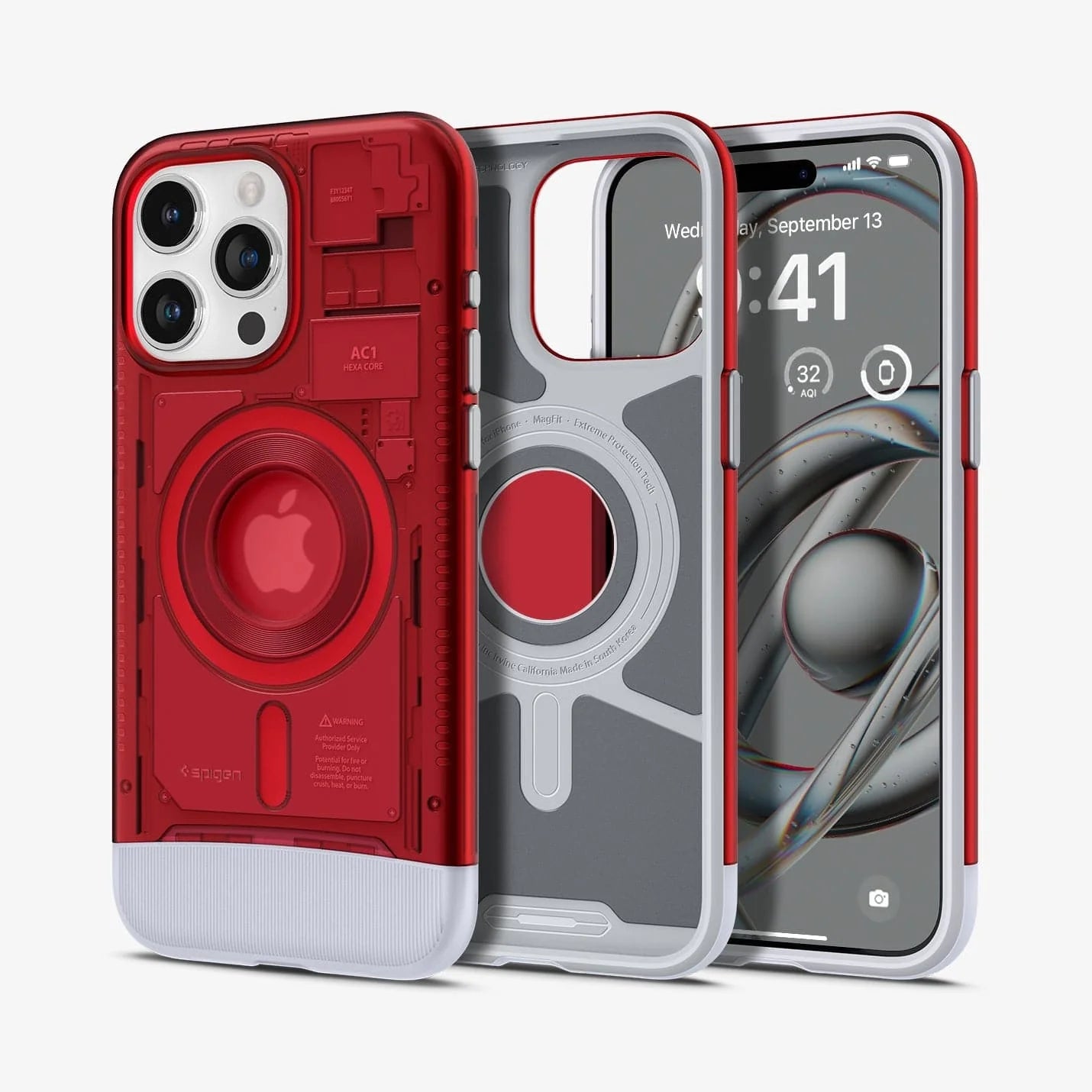 Case Spigen Classic C1 iPhone 15 Pro | Magfit