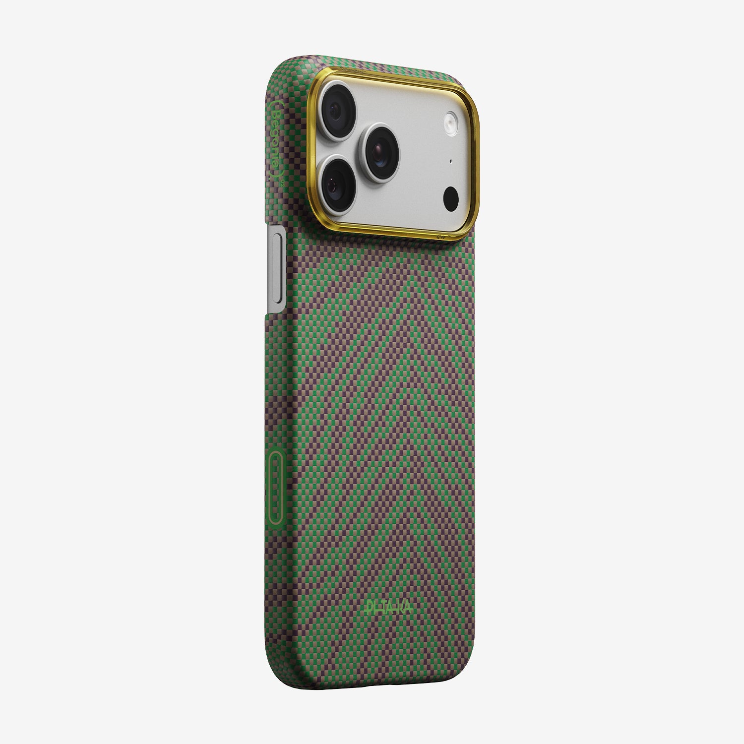 Case Pitaka Aramid Edge para iPhone 17 Pro - Sprout Surge (PitaTap™)