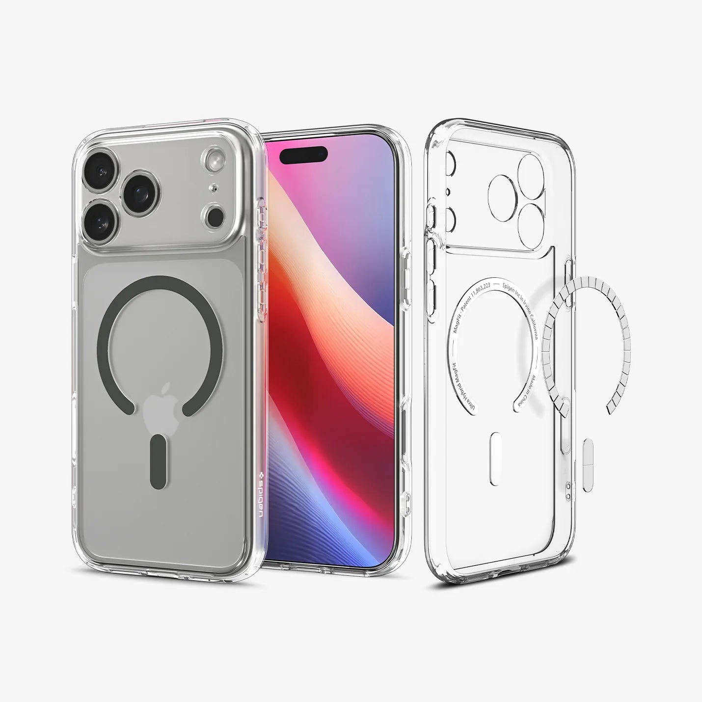Case Spigen Crystal Hybrid Mag Fit iPhone 17 Pro (MagSafe)