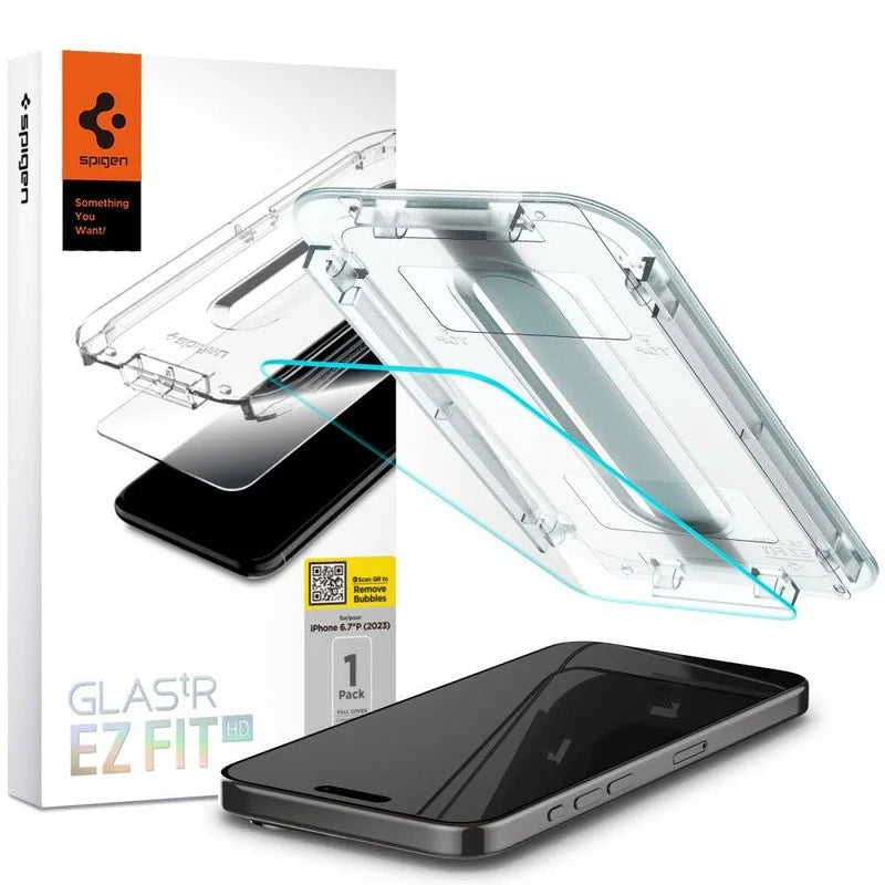 Spigen EZ FIT GLAS.tR S.P. iPhone 17 Pro Max / iPhone 16 Pro Max ( 1 UND )