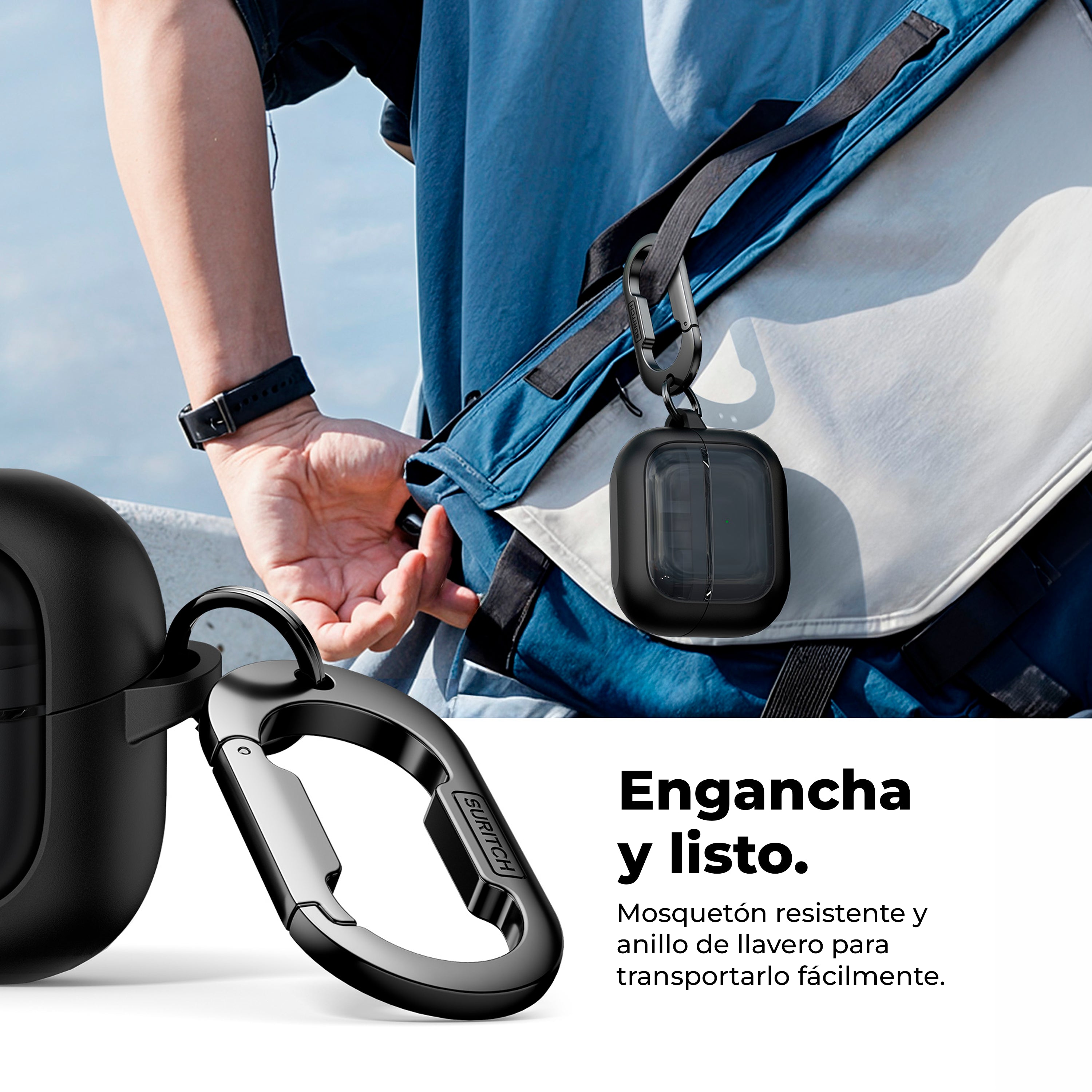 Case Suritch Bumper + Kit de Limpieza - Galaxy Buds 3