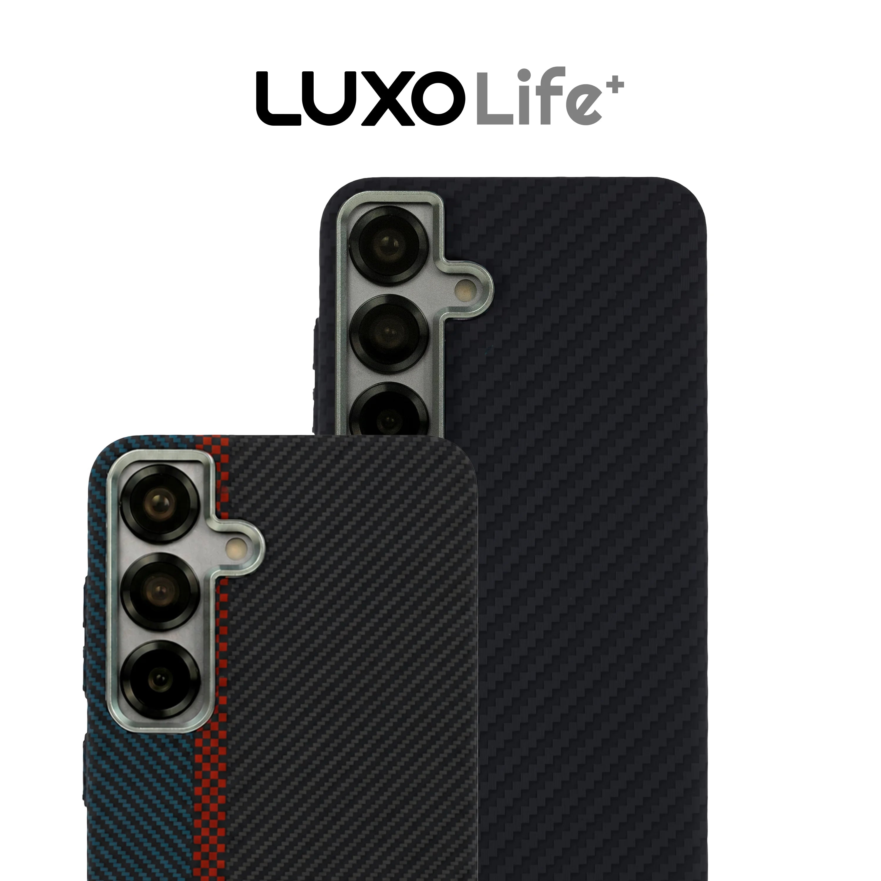 Case Ultra Delgado con Diseño Fibra de Carbono - Galaxy S25 Plus (Negro)