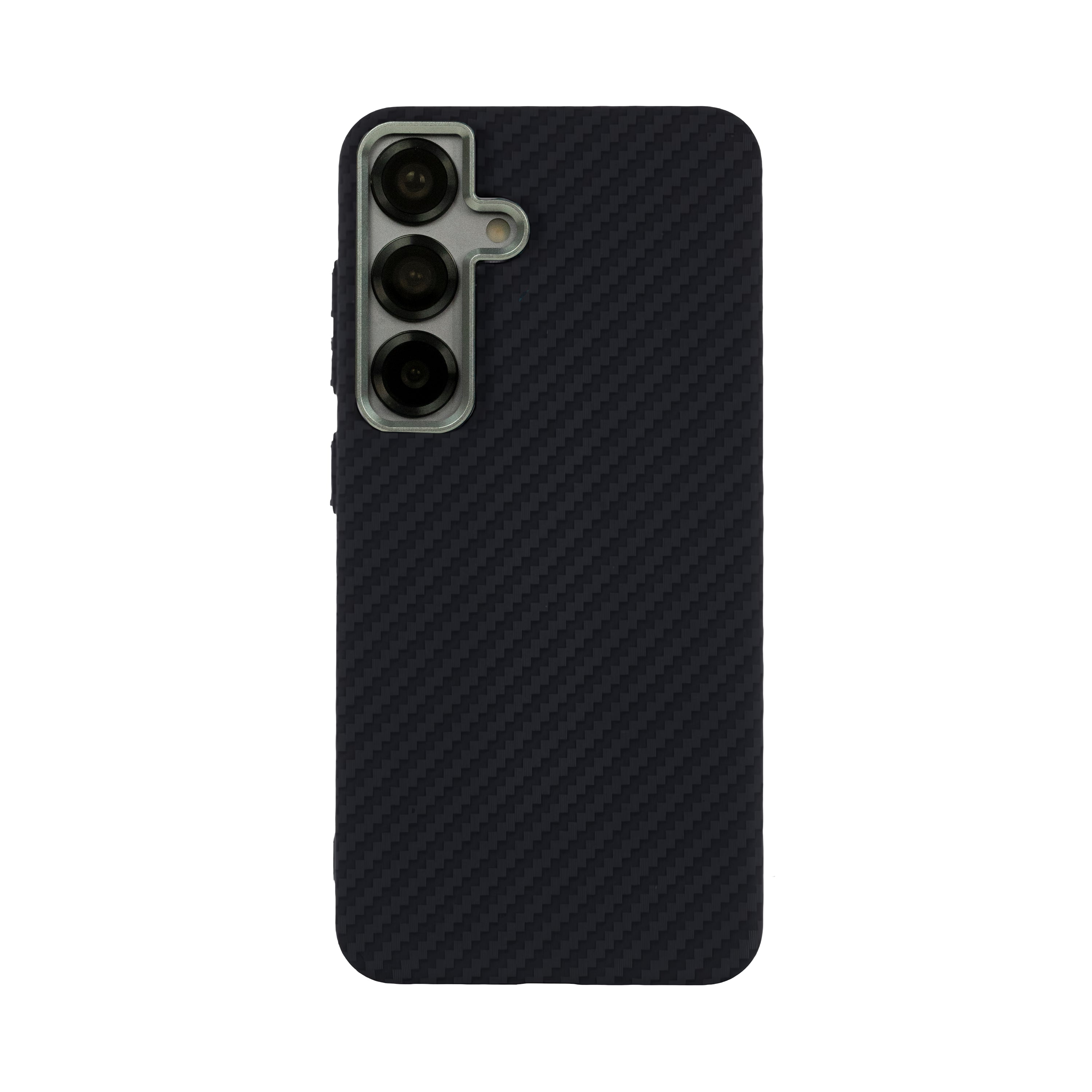 Case Ultra Delgado con Diseño Fibra de Carbono - Galaxy S25 (Negro)