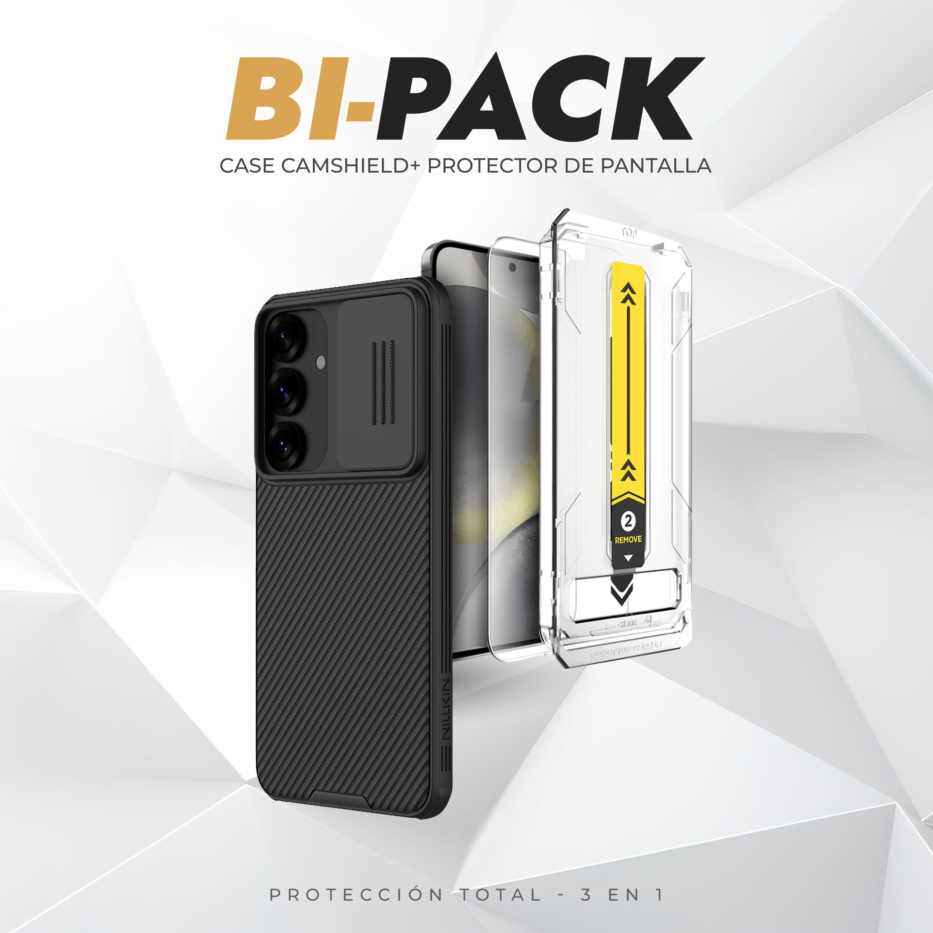 Case CamShield Pro + Vidrio Templado HD - Galaxy S25 Plus