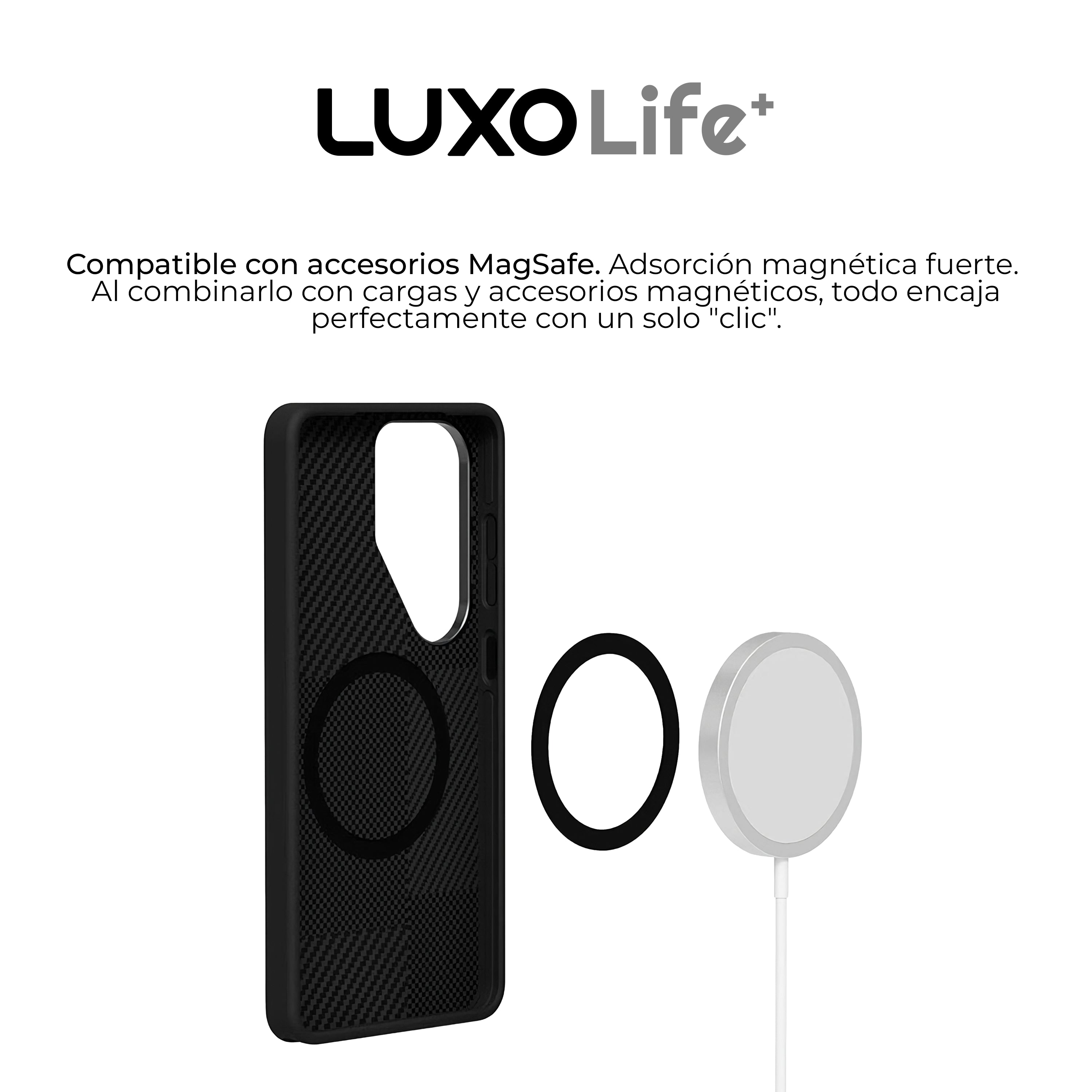 Case con Diseño Fibra de Carbono (MagSafe) - Galaxy S25 Ultra