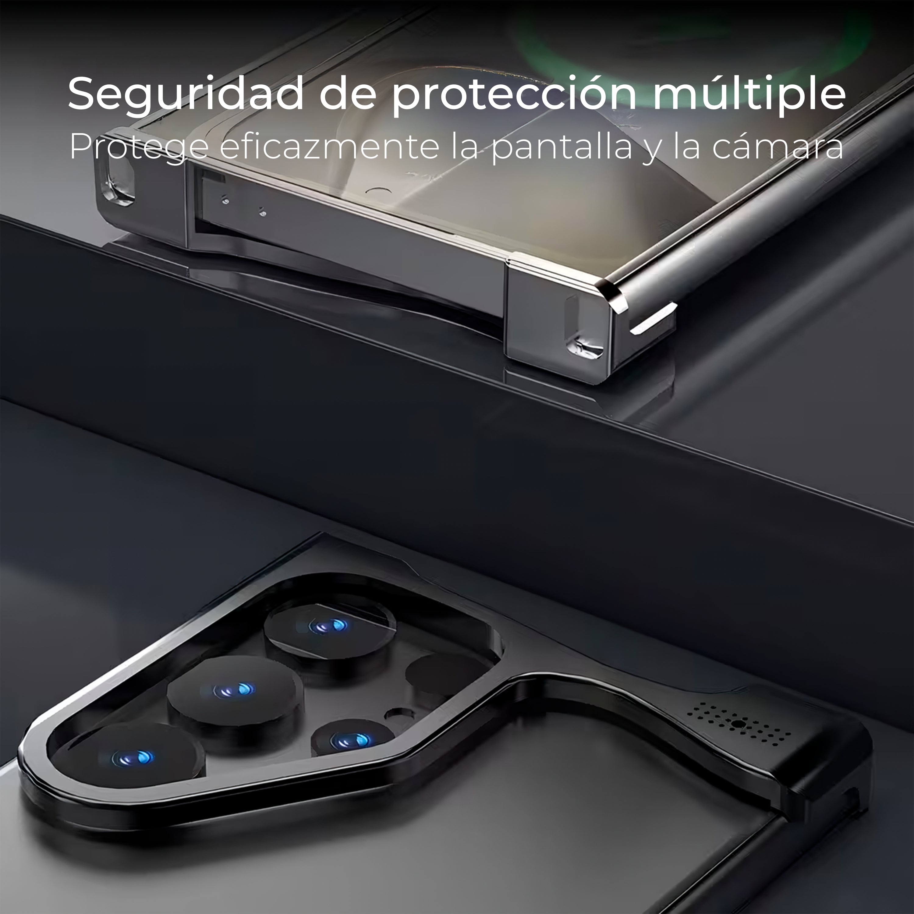 Case Ultra Metal Air Shock 5.0 + RingZ Stand - Galaxy S24 Ultra