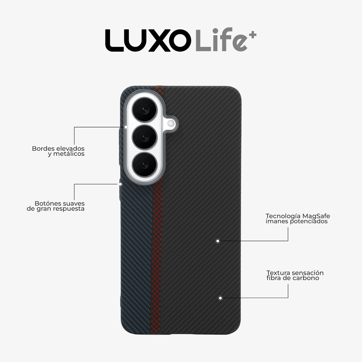 Case Luxo Life - Galaxy S26 Plus (MagSafe)