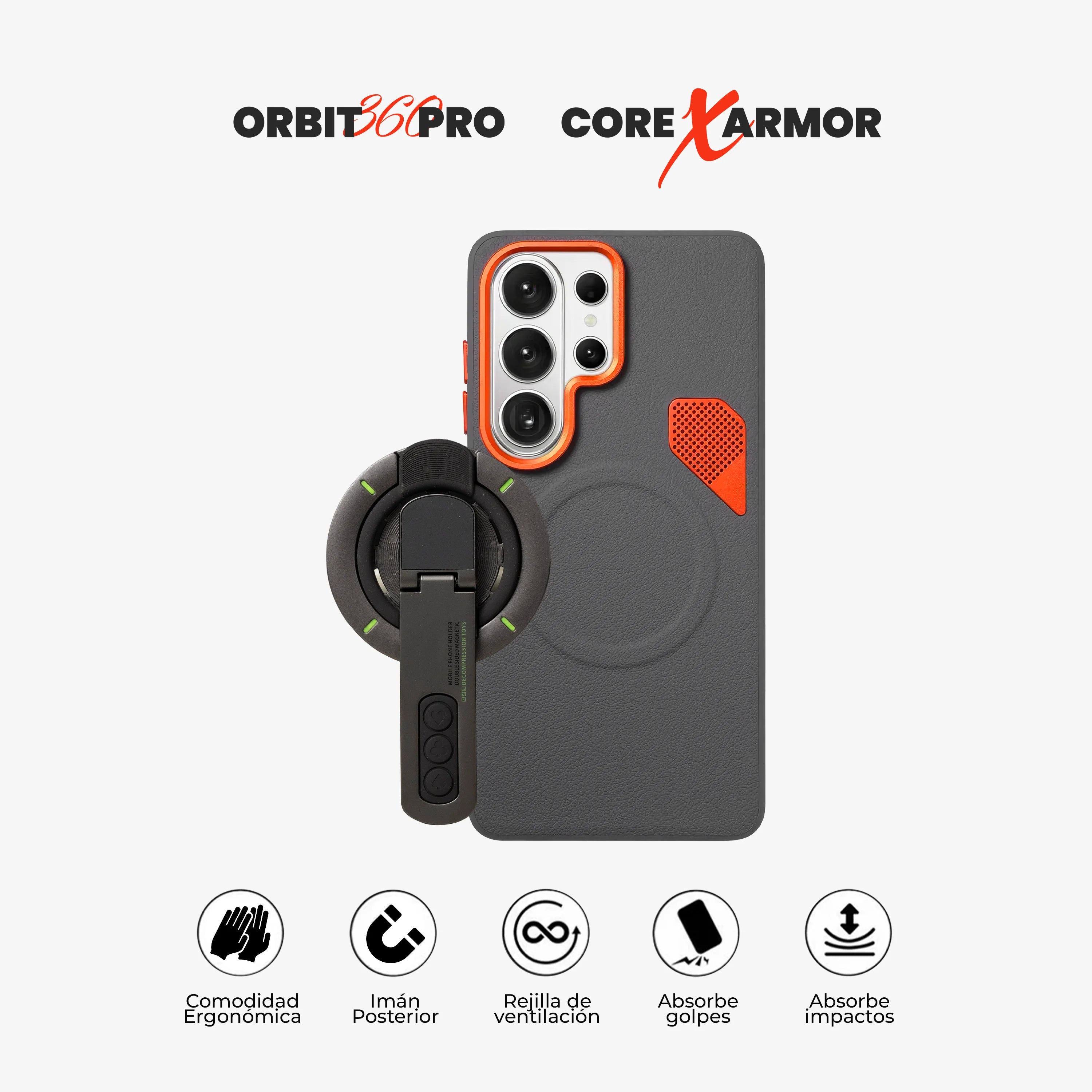 #Case Core X Armor - Galaxy S26 Ultra (MagSafe) (Color)_gris