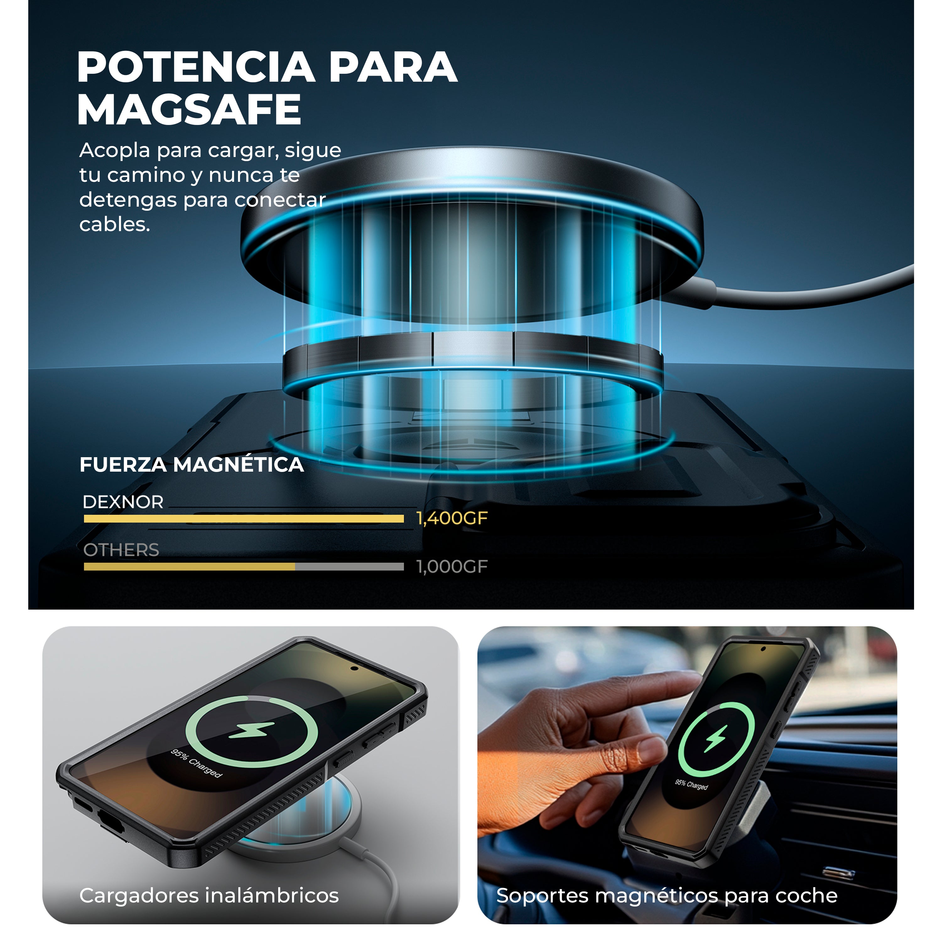 Case Dexnor Armor 360° - Galaxy S26 Ultra (con Mica)