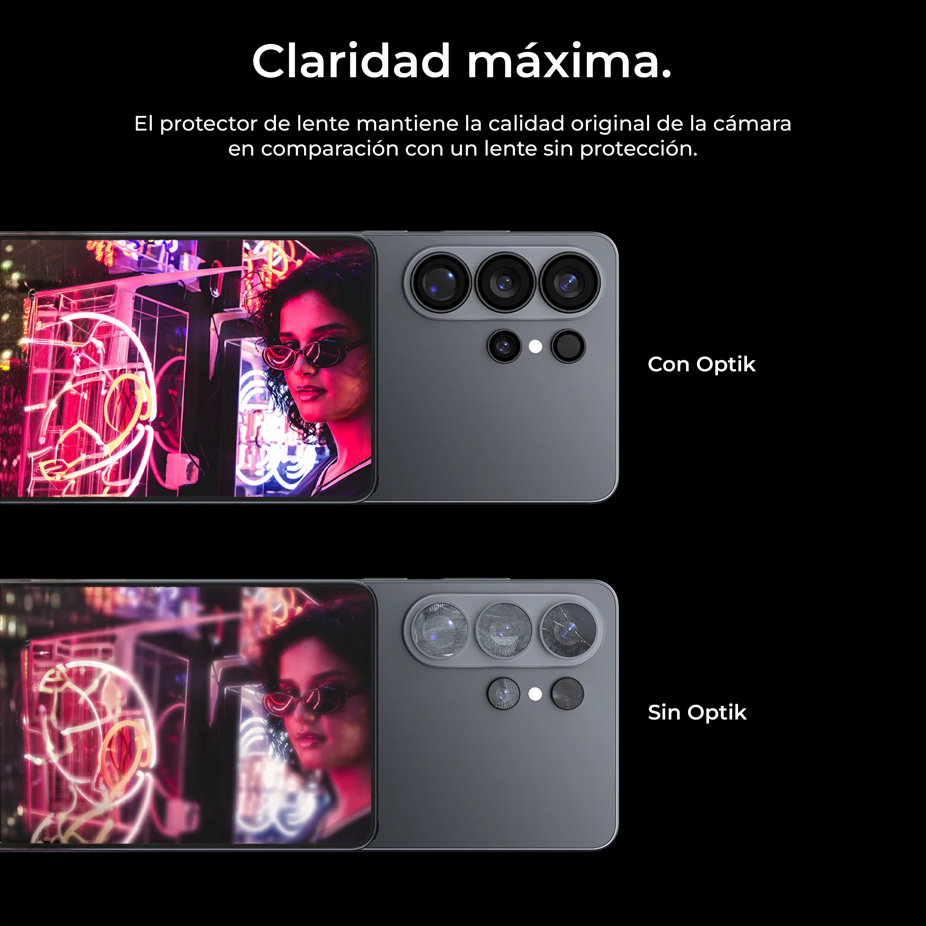 Protector de Cámara Spigen Optik Pro EZ Fit (2 UND.) - Galaxy S26 Ultra