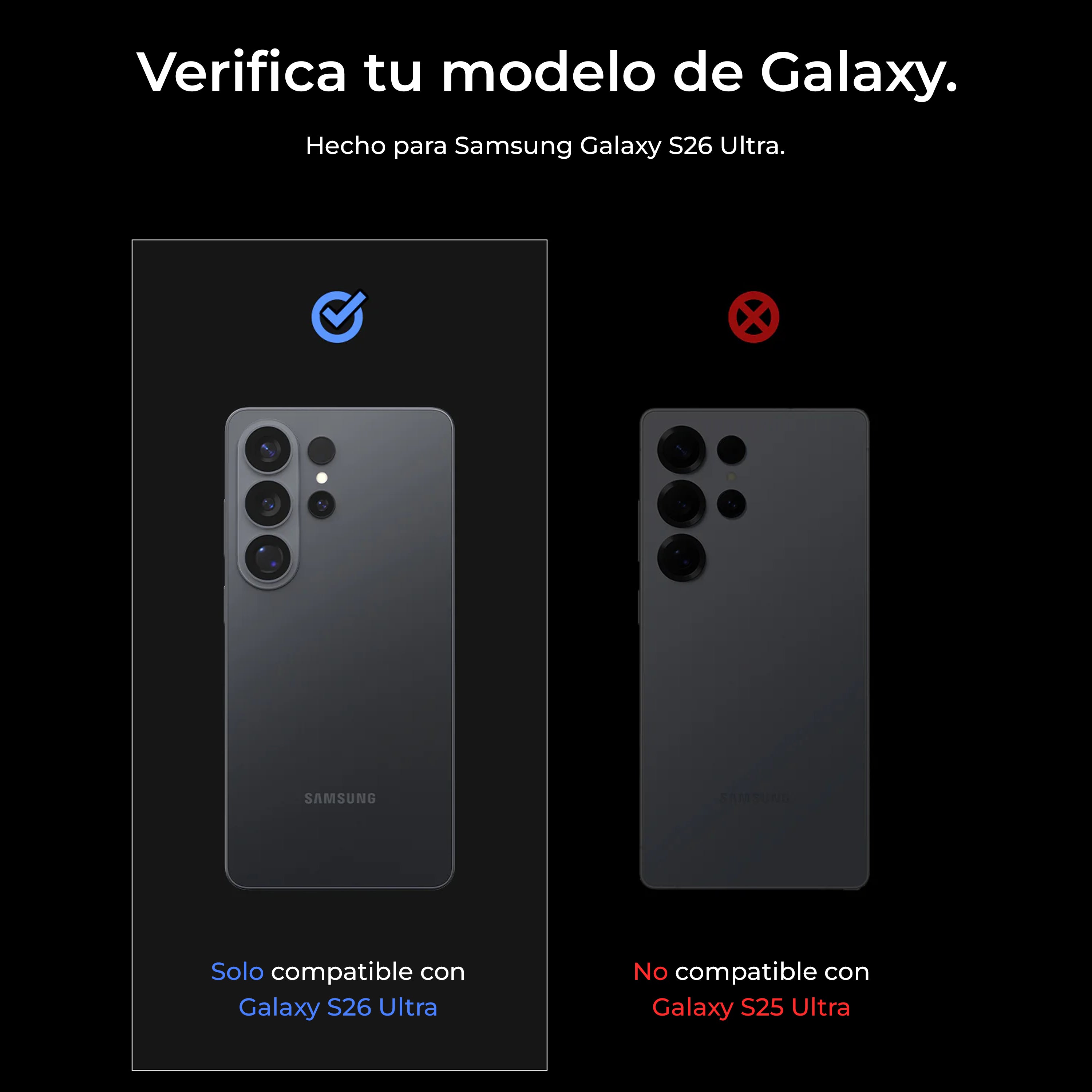 Protector de Cámara Spigen Optik Pro EZ Fit (2 UND.) - Galaxy S26 Ultra